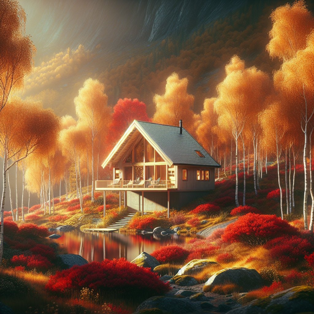 Høstfarger og Hytteglede: Rauland om Høsten